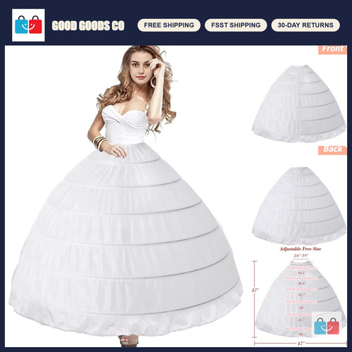 Line hoop crinoline - 6,