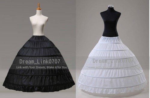 Hoop ball gown wedding dress - 6-hoop,