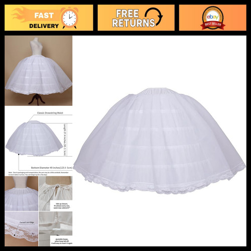 Puffy crinoline petticoat - crinoline, 6