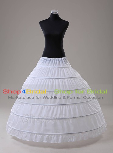 White hoop bridal - white,