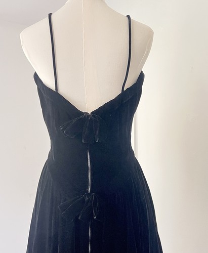 50s velvet ball gown corset - 50s,
