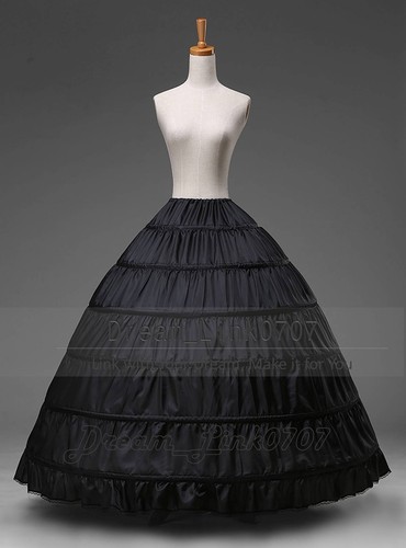 Black white hoop ball gown - hoop,