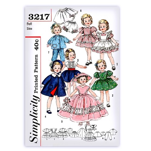 Doll dress sewing - 17”,